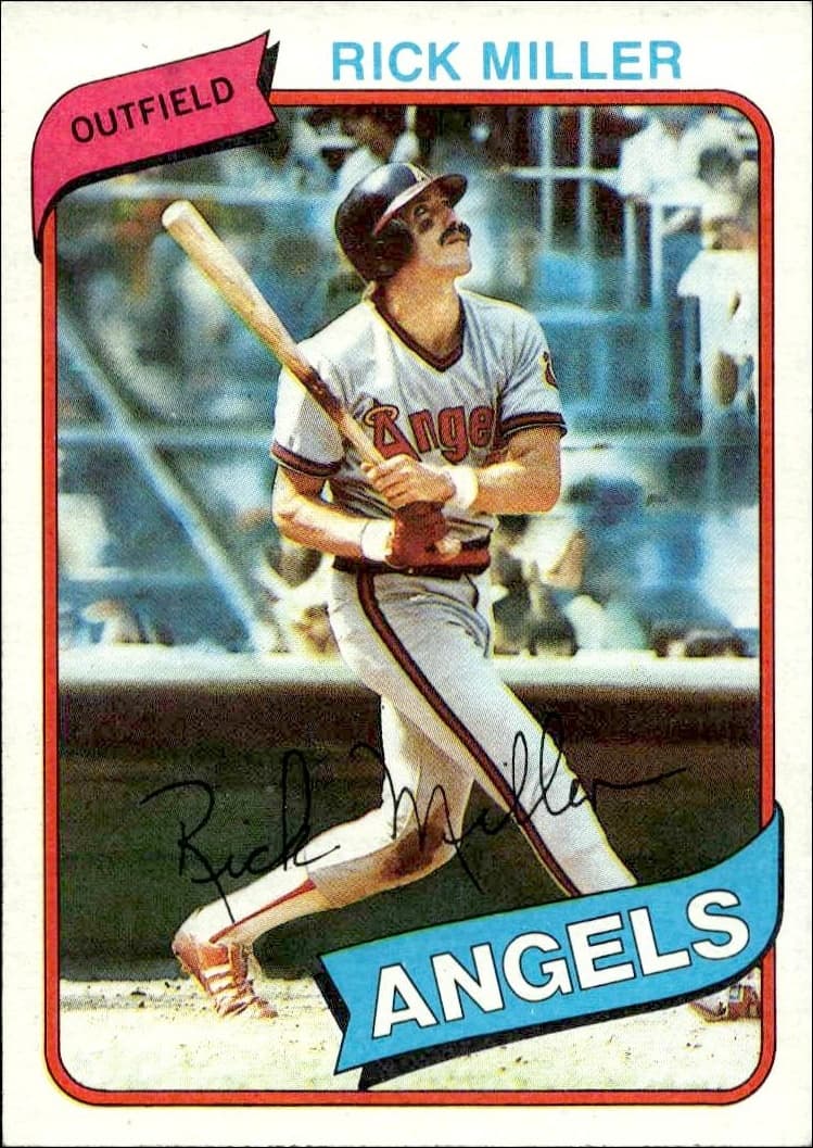 1980 topps Rick Miller