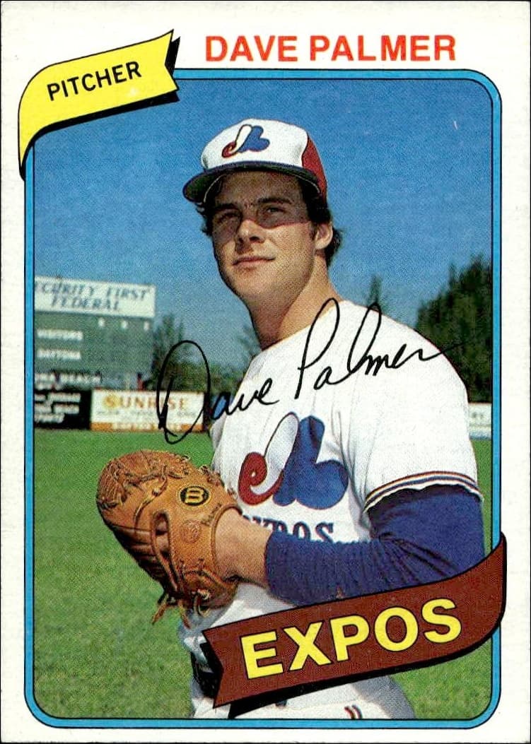 1980 topps Dave Palmer