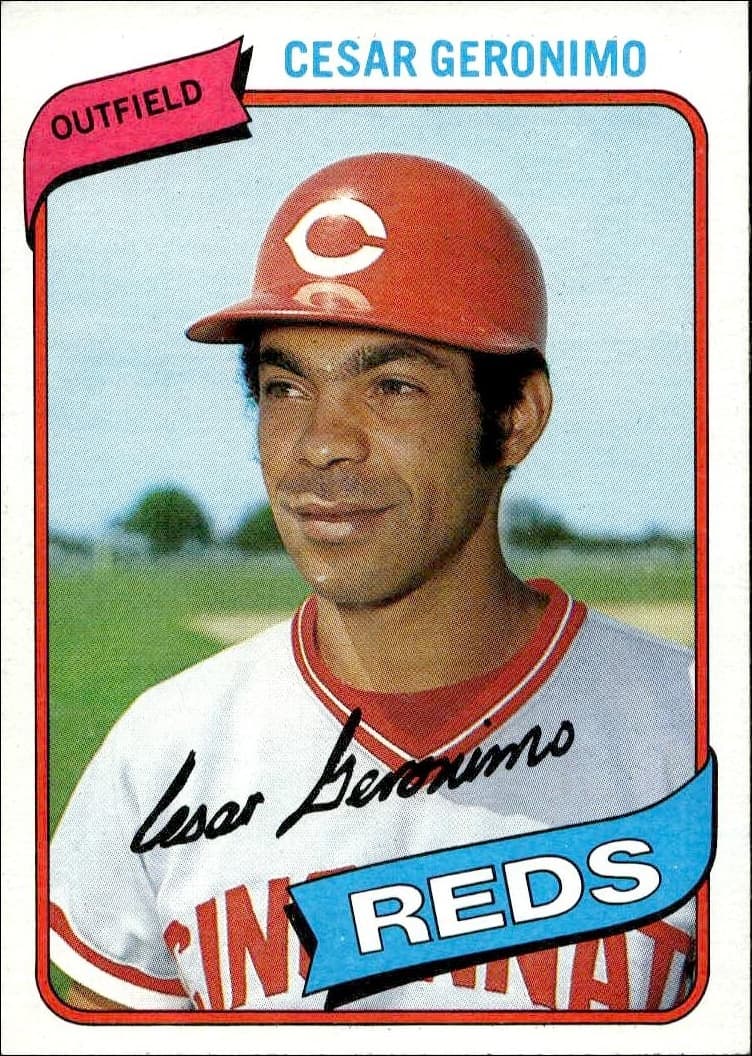 1980 Topps Cesar Geronimo #475 trading card