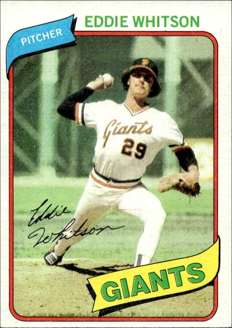 1980 Topps Eddie Whitson #561 trading card