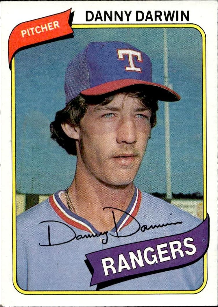 1980 Topps Danny Darwin #498 trading card