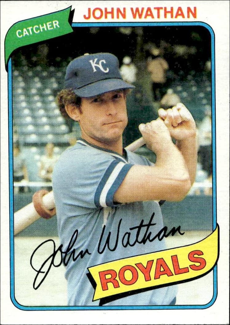 1980 topps John Wathan
