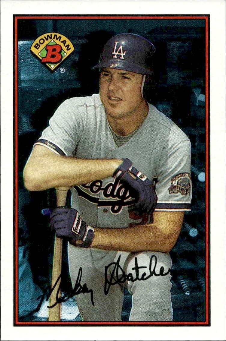 1989 bowman Mickey Hatcher
