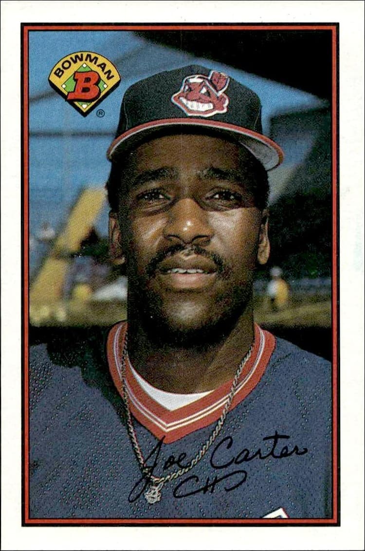 1989 Bowman Joe Carter #91 trading card