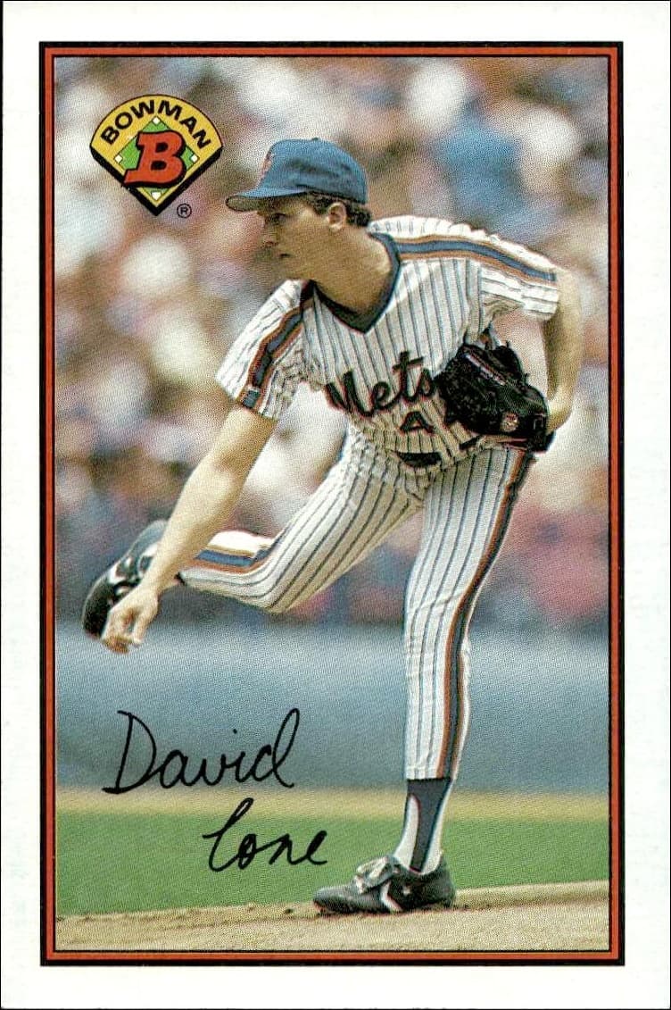 1989 Bowman David Cone #375 trading card