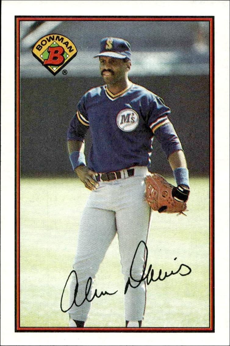 1989 Bowman Alvin Davis #215 trading card