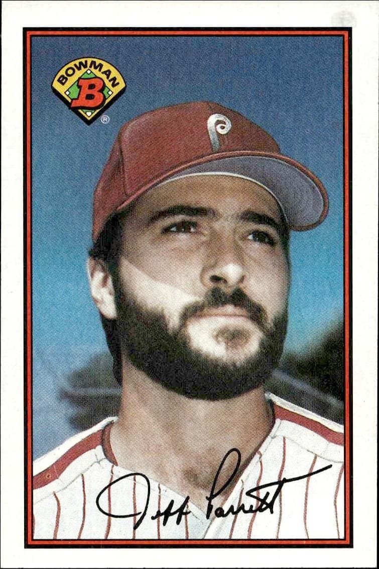 1989 Bowman Jeff Parrett #390 trading card