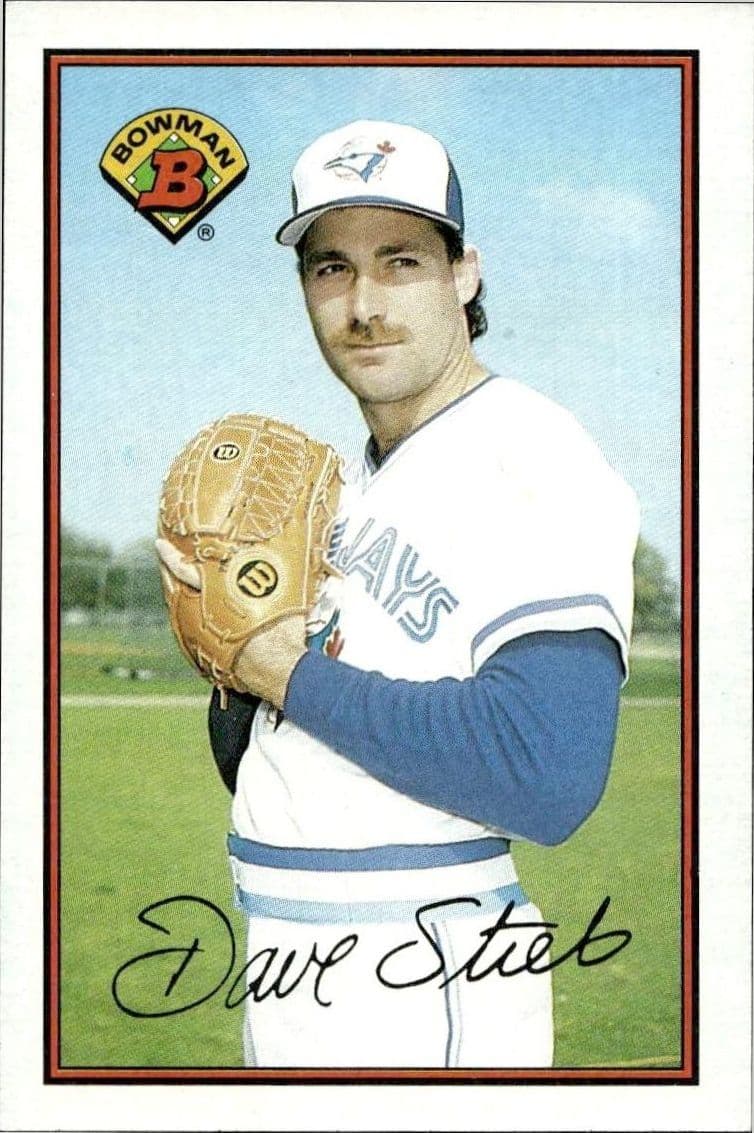 1989 Bowman Dave Stieb #239 trading card