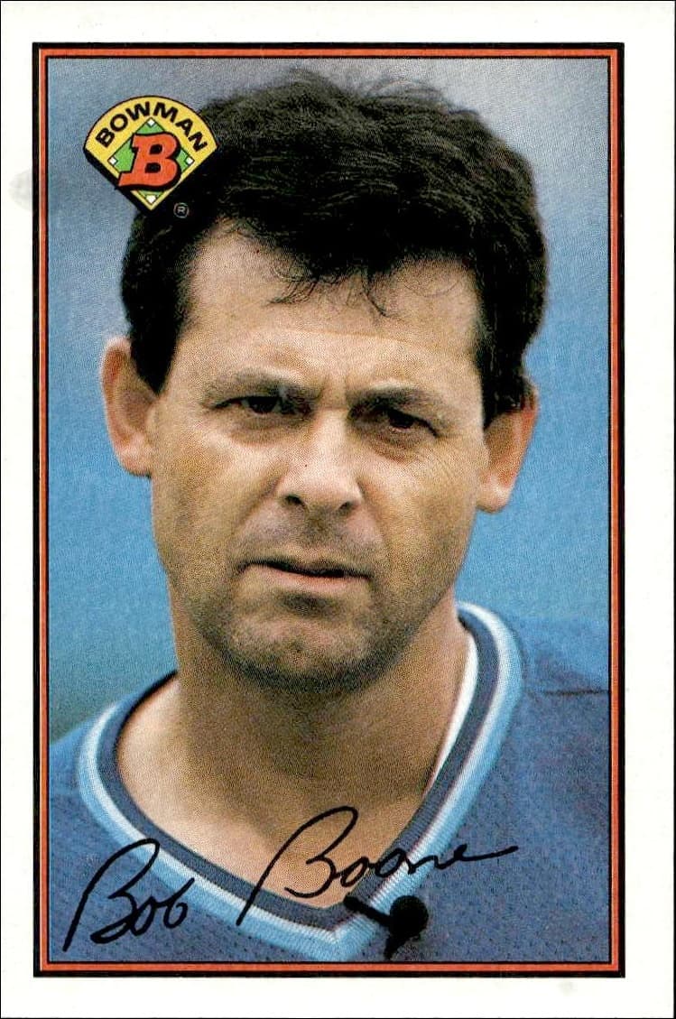 1989 bowman Bob Boone