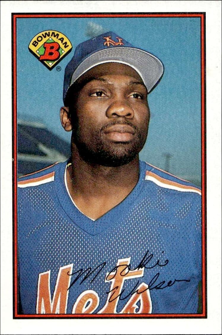 1989 bowman Mookie Wilson