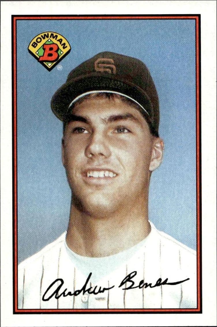 1989 bowman Andy Benes