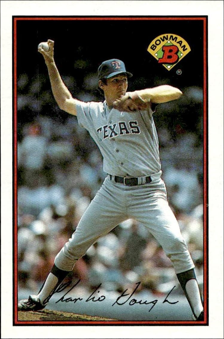 1989 Bowman Charlie Hough #224 trading card
