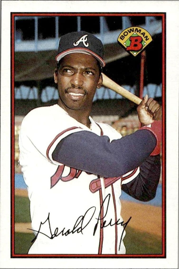 1989 bowman Gerald Perry