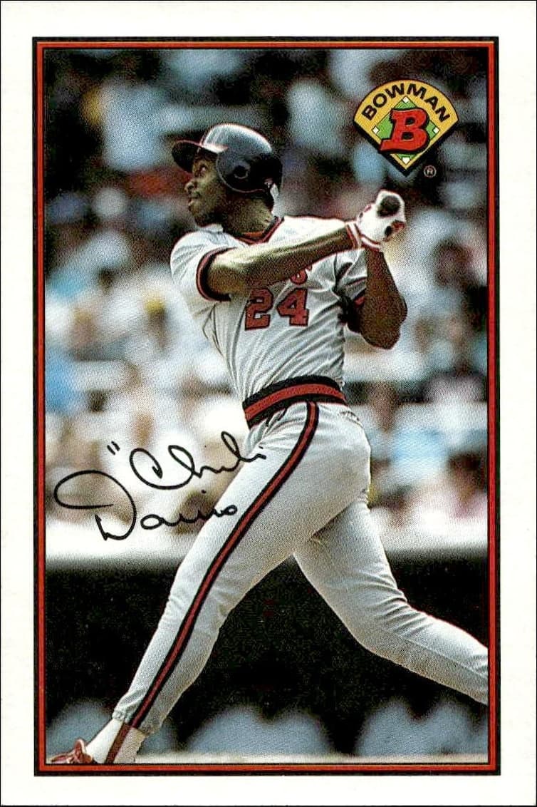 1989 Bowman Chili Davis #50 trading card