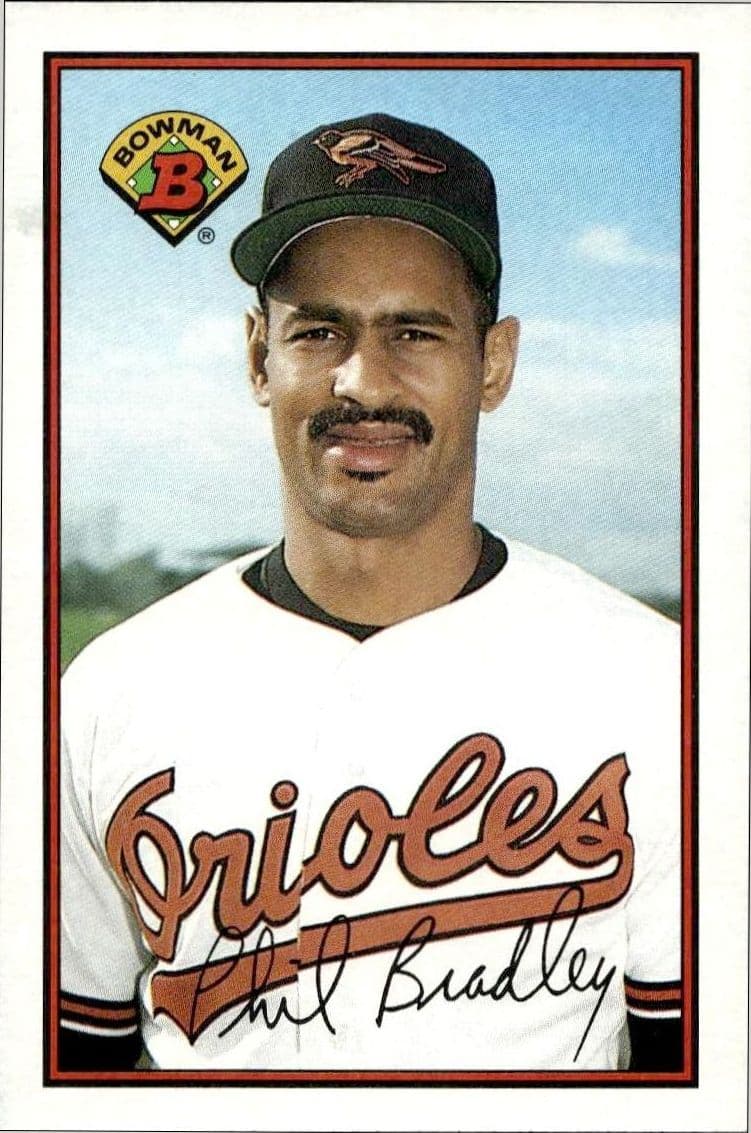1989 bowman Phil Bradley