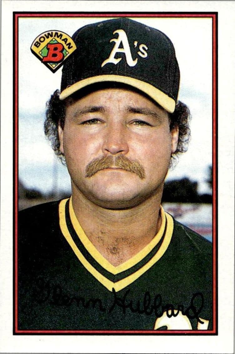 1989 bowman Glenn Hubbard
