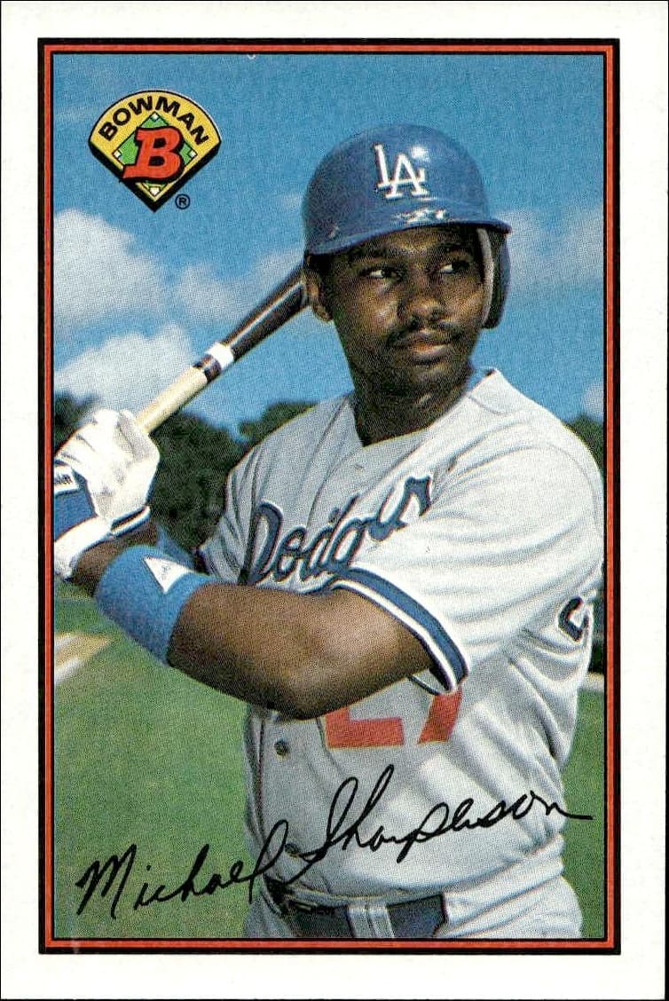 1989 bowman Mike Sharperson