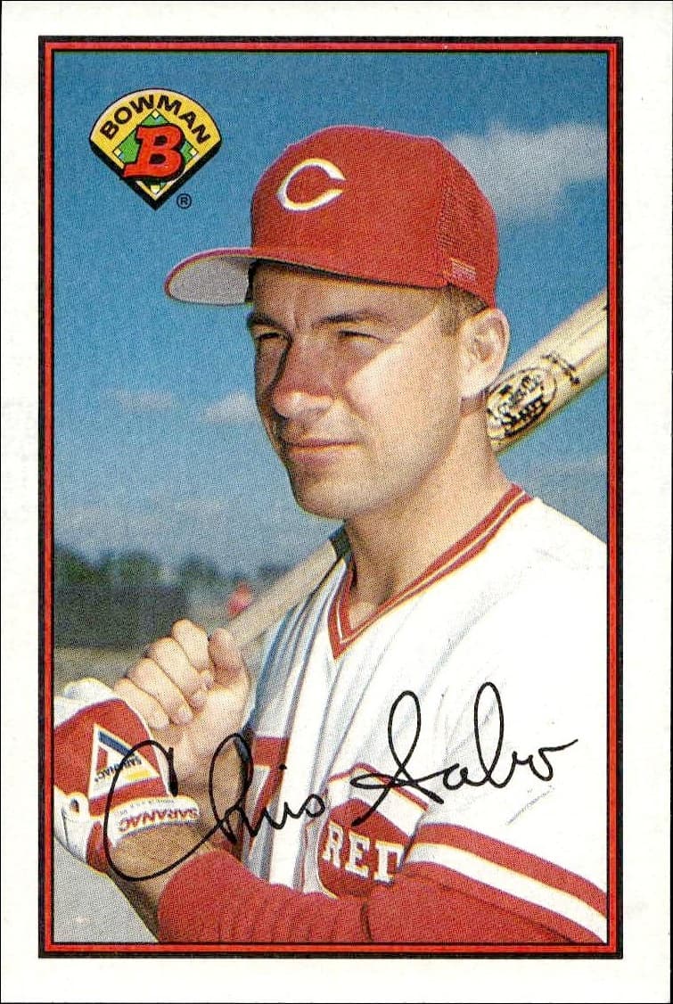 1989 Bowman Chris Sabo #309 trading card