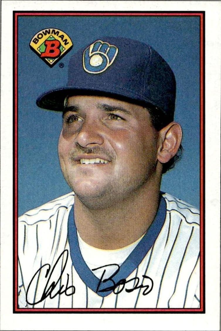 1989 Bowman Chris Bosio #134 trading card