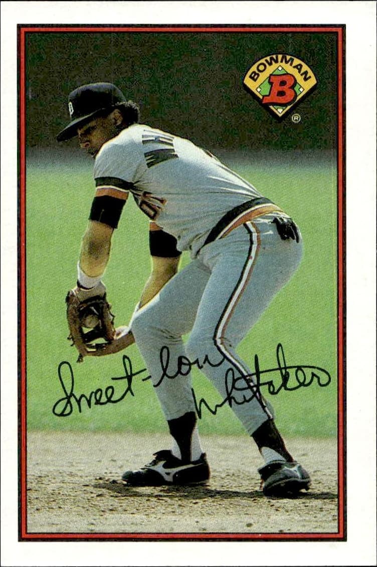 1989 bowman Lou Whitaker