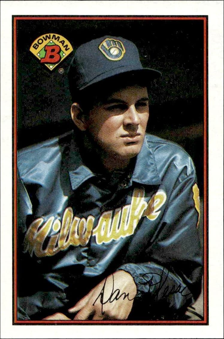 1989 Bowman Dan Plesac #133 trading card