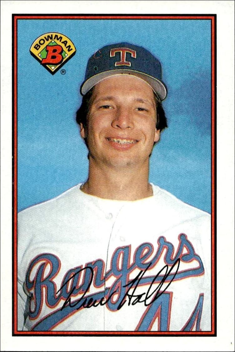 1989 Bowman Drew Hall #221 trading card