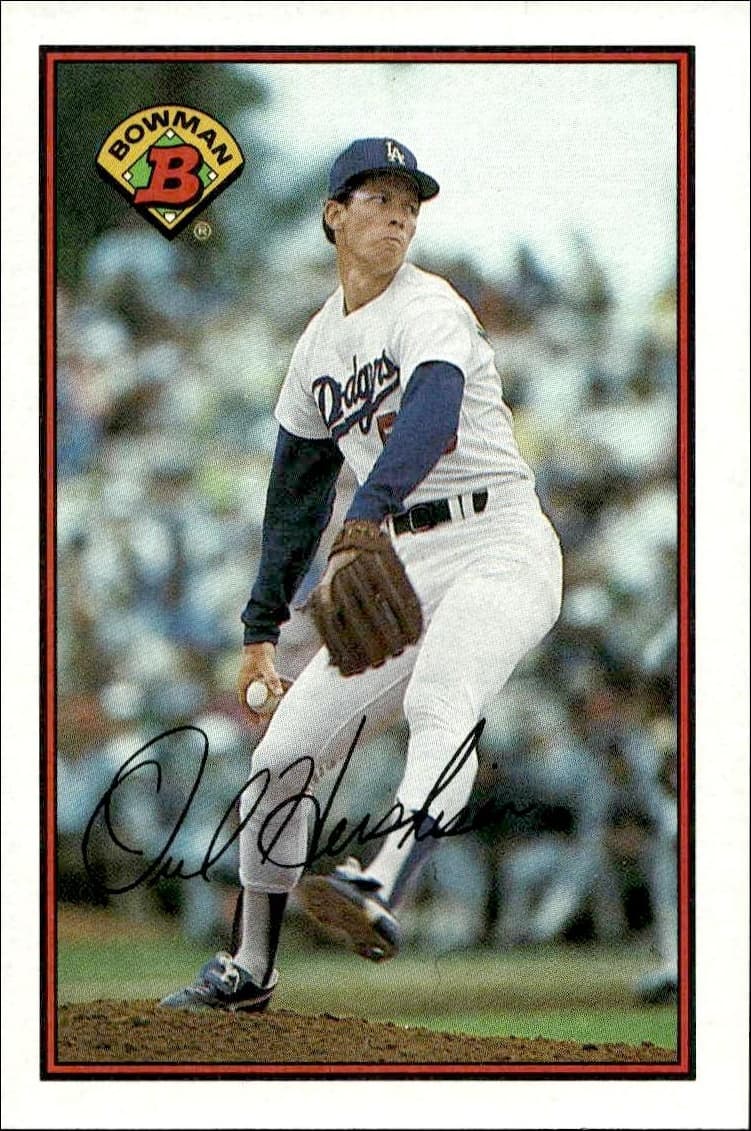 1989 Bowman Orel Hershiser #341 trading card