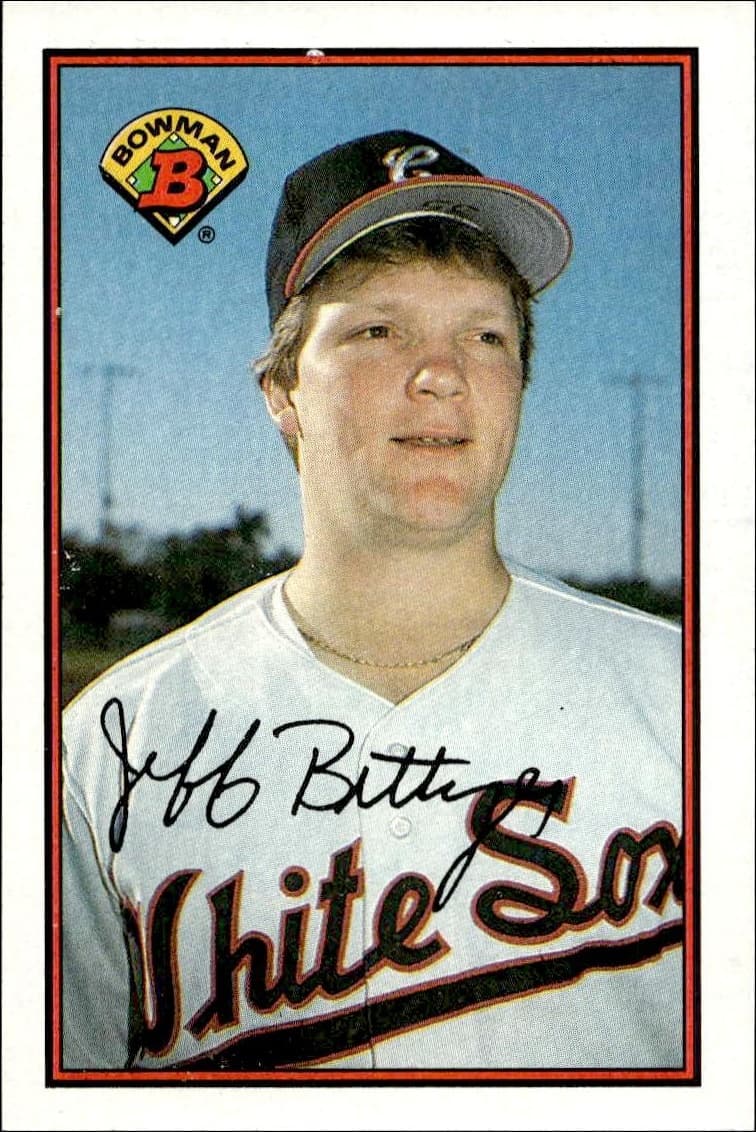 1989 Bowman Jeff Bittiger #60 trading card