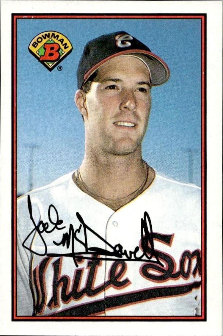 1989 Bowman Jack McDowell #61 trading card