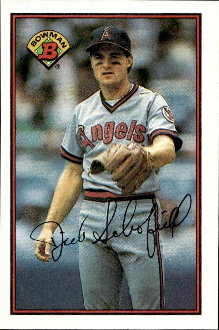 1989 Bowman Dick Schofield #46 trading card