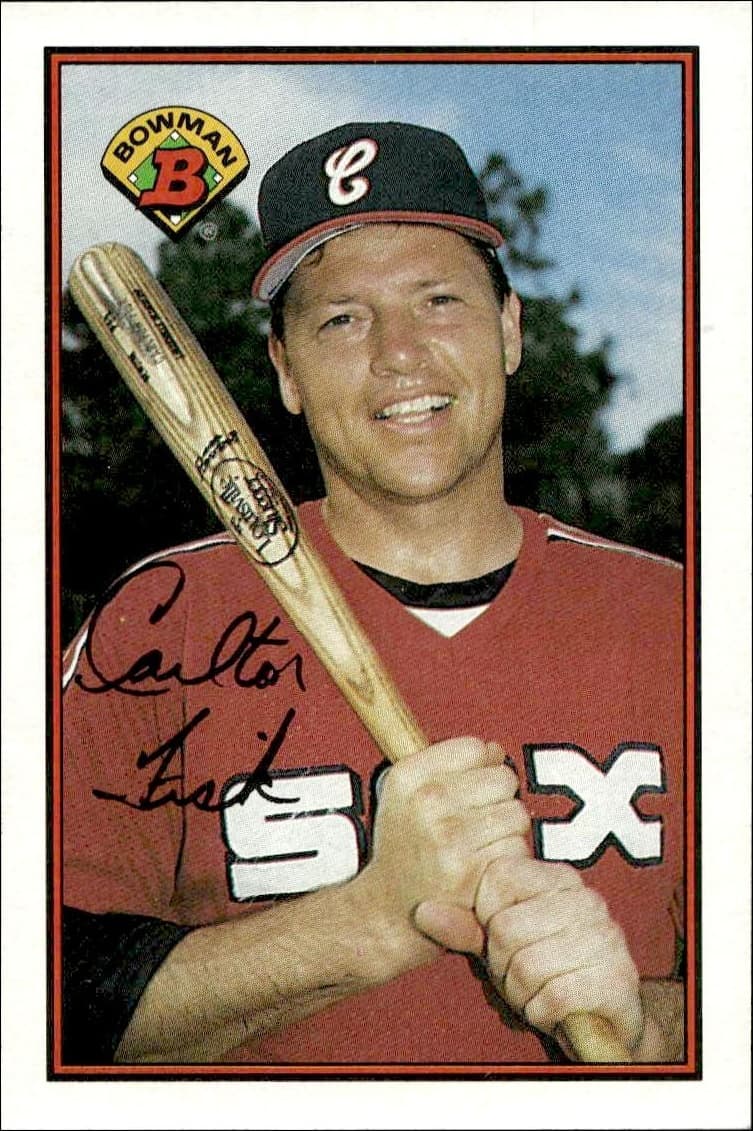 1989 Bowman Carlton Fisk #62 trading card