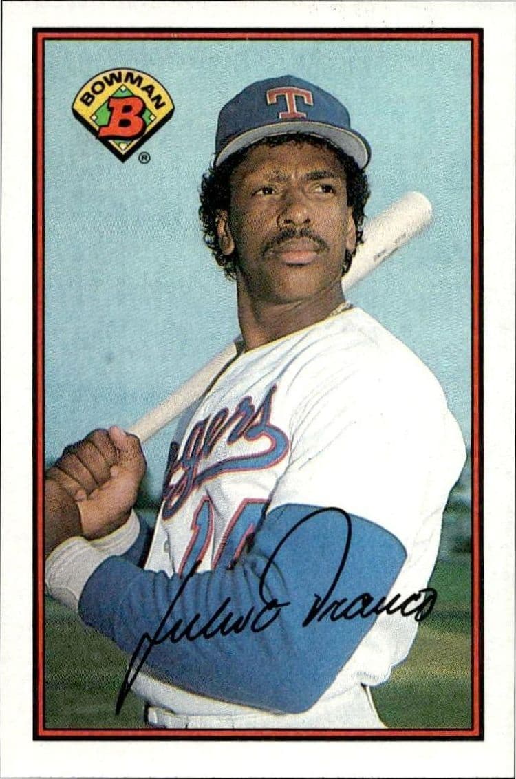 1989 Bowman Julio Franco #228 trading card