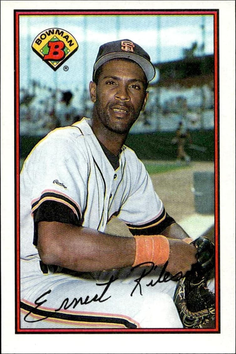 1989 Bowman Ernie Riles #475 trading card