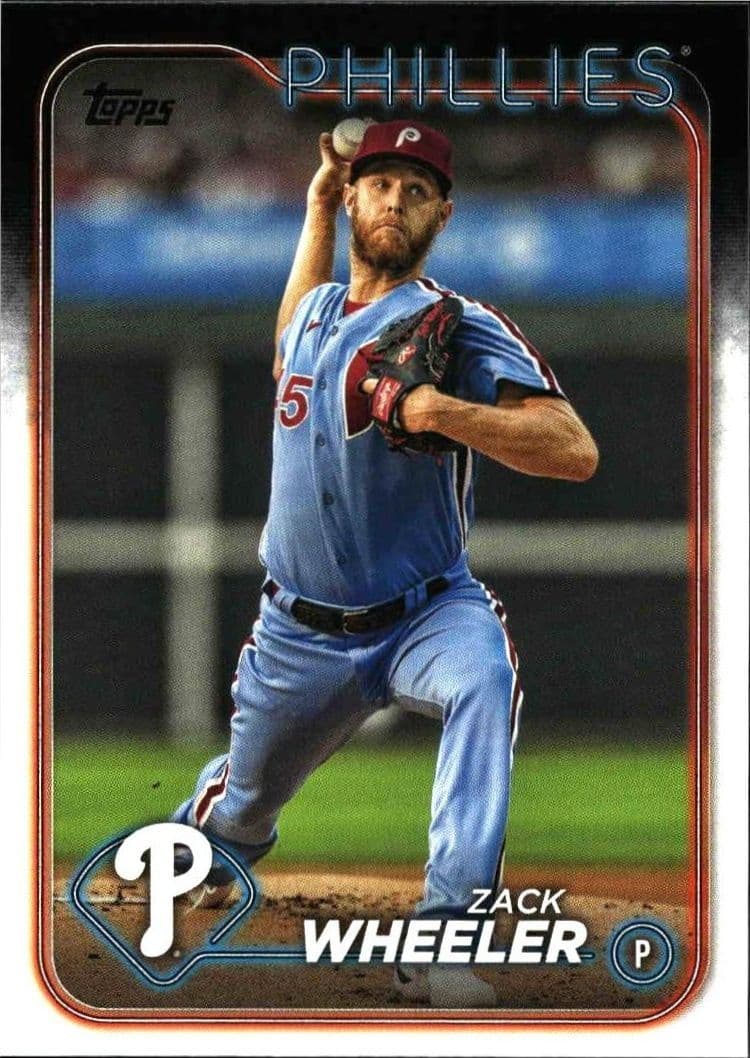 2024 Topps Zack Wheeler #262 baseball trading card front