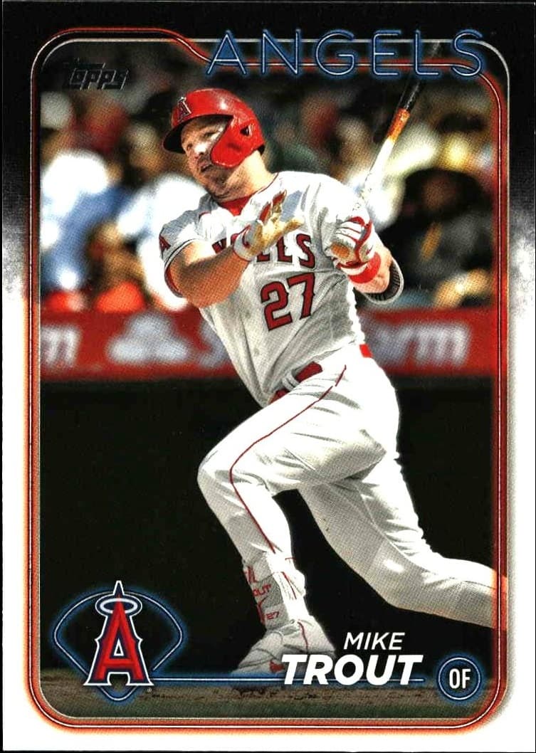 2024 topps Mike Trout