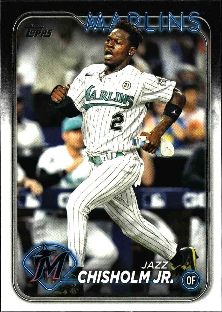 2024 Topps Series 1 Jazz Chisholm Jr. #223 trading card