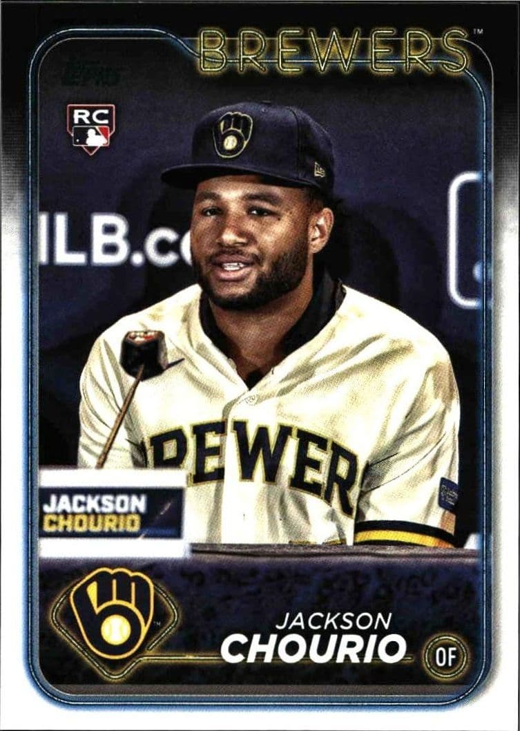 2024 Topps Complete Sets Jackson Chourio #698 trading card