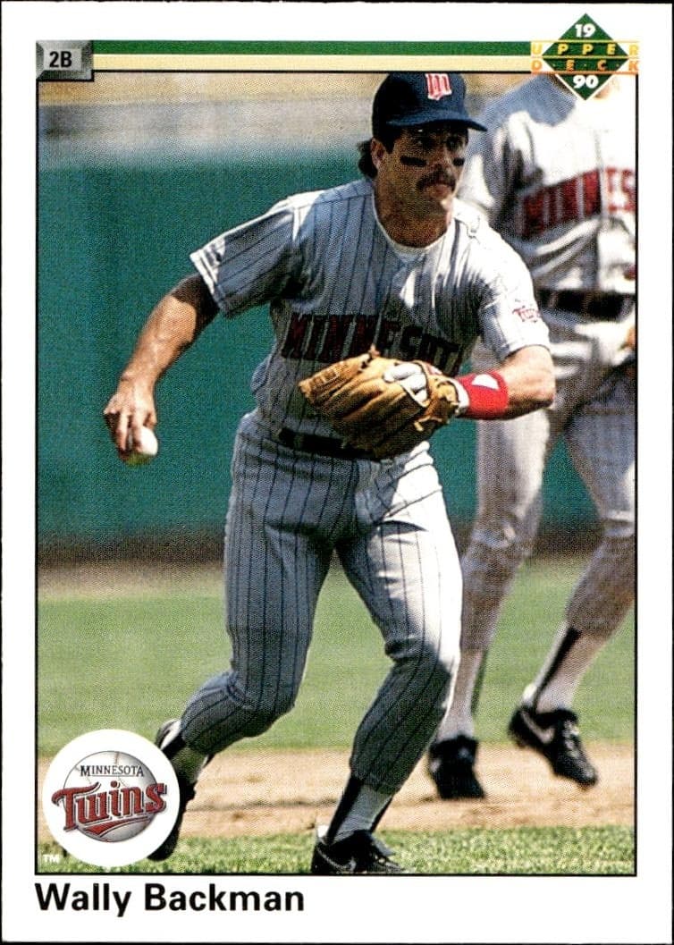 1990 Upper-Deck Wally Backman #158 trading card