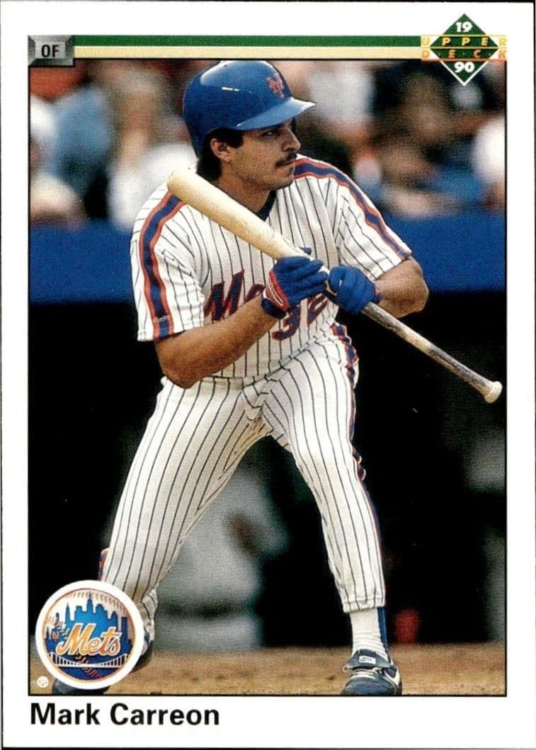 1990 Upper-Deck Mark Carreon #135 trading card