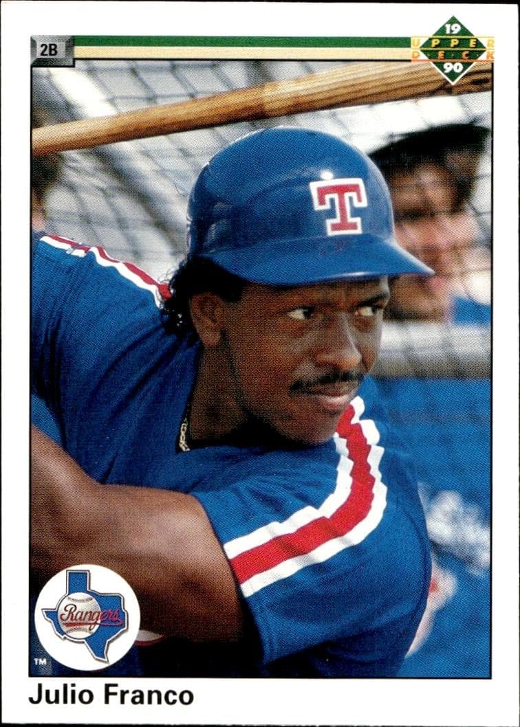 1990 Upper-Deck Julio Franco #103 trading card