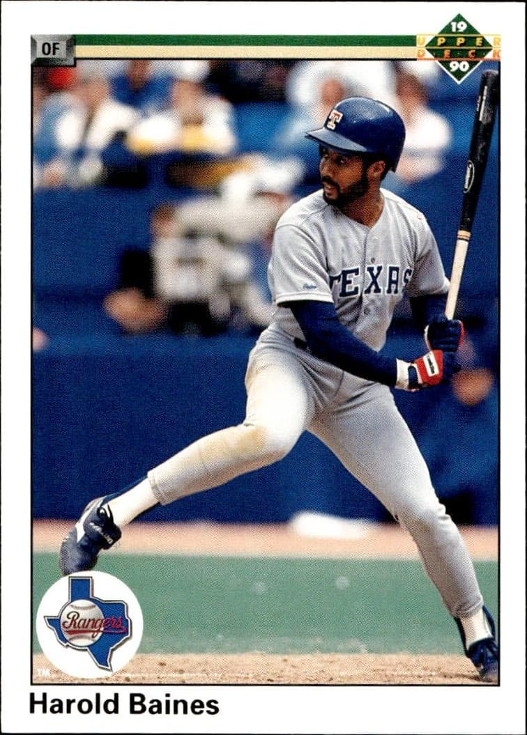 1990 Upper-Deck Harold Baines #353 trading card