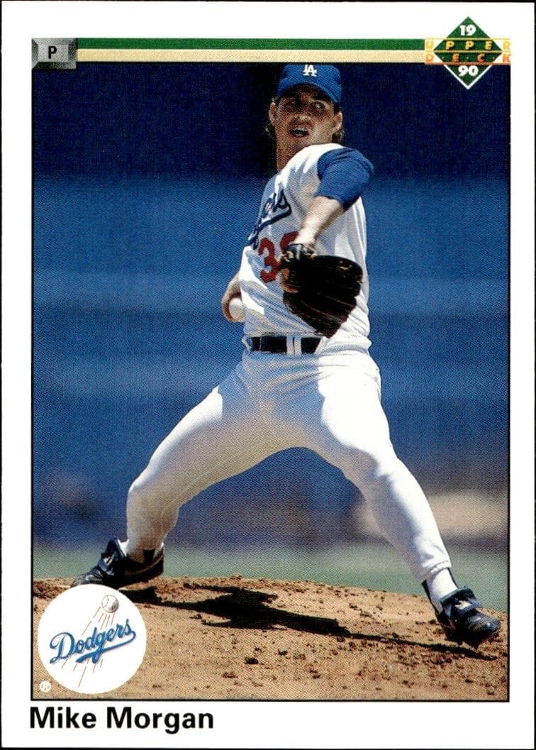 1990 Upper-Deck Mike Morgan #317 trading card