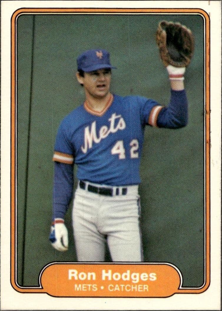 1982 Fleer Ron Hodges #527 trading card