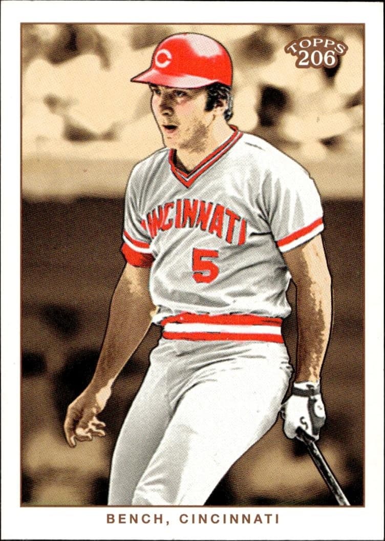 2002 topps Johnny Bench