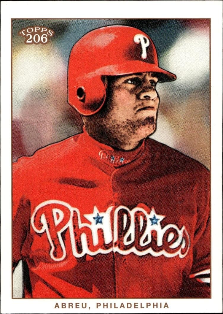 2002 Topps T206 Bobby Abreu #12 trading card