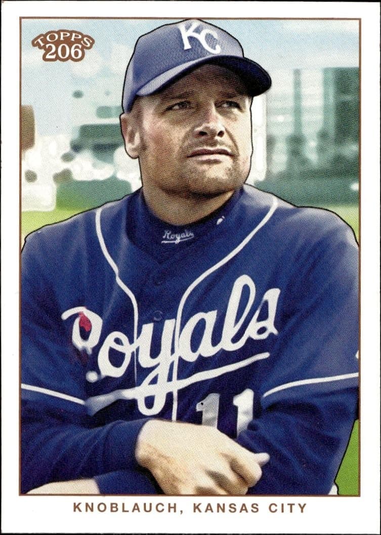 2002 Topps T206 Chuck Knoblauch #189 trading card