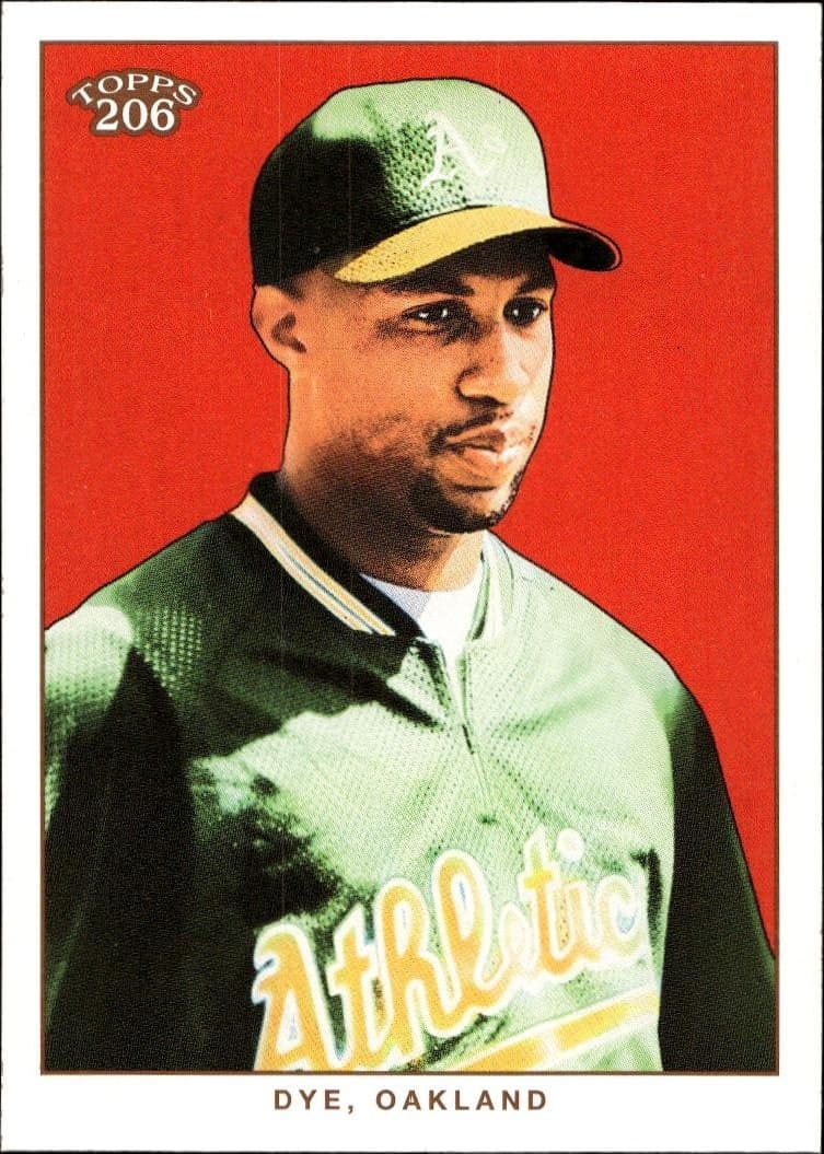 2002 Topps 206 Jermaine Dye #251 trading card