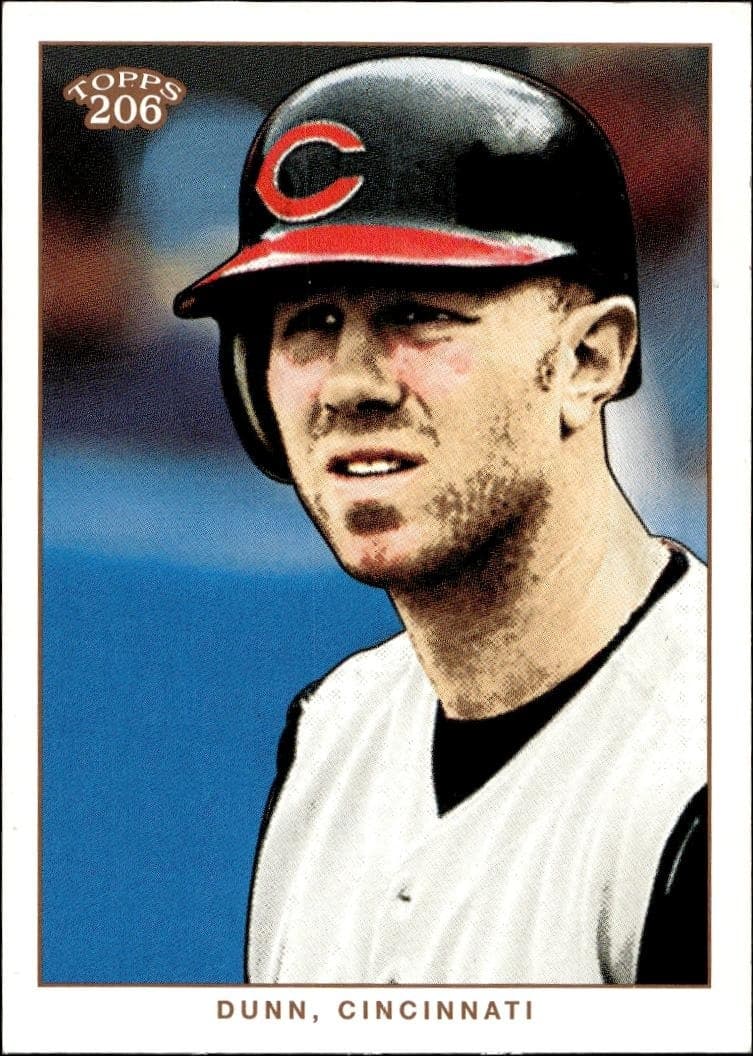 2002 Topps T206 Adam Dunn #73 trading card