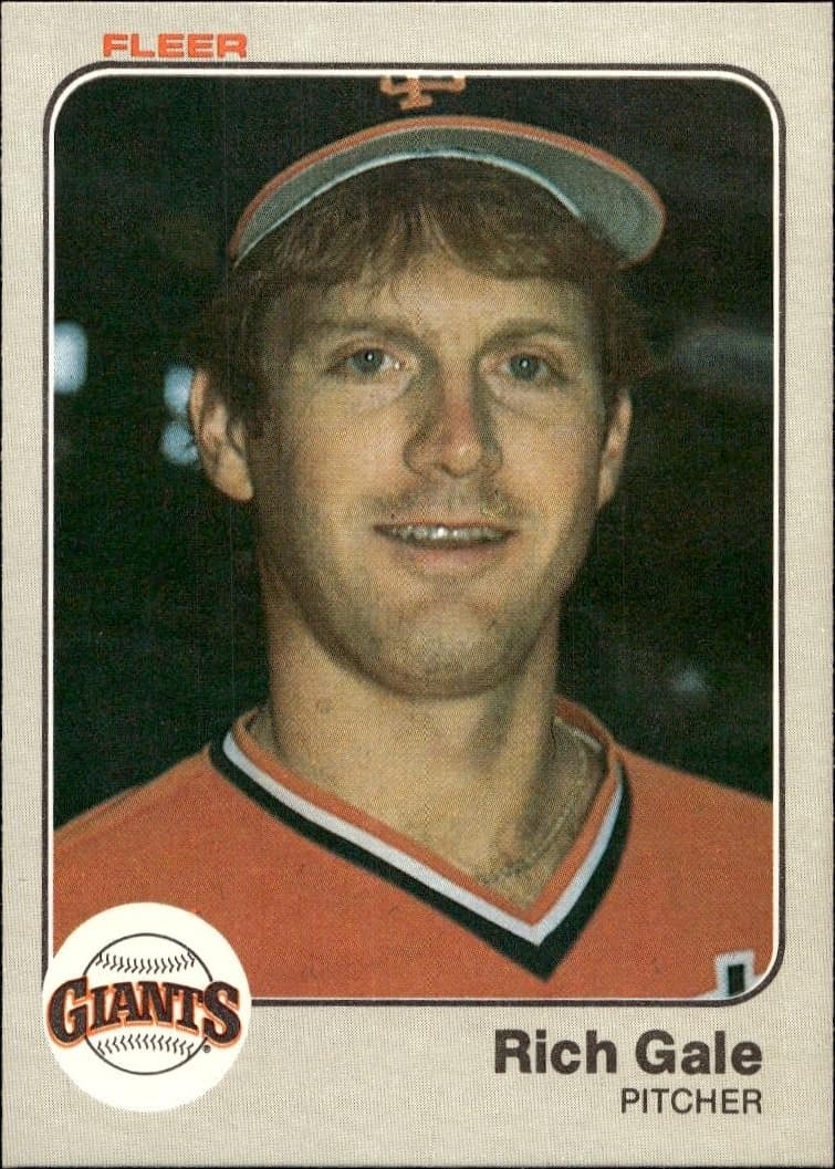 1983 Fleer Rich Gale #260 trading card