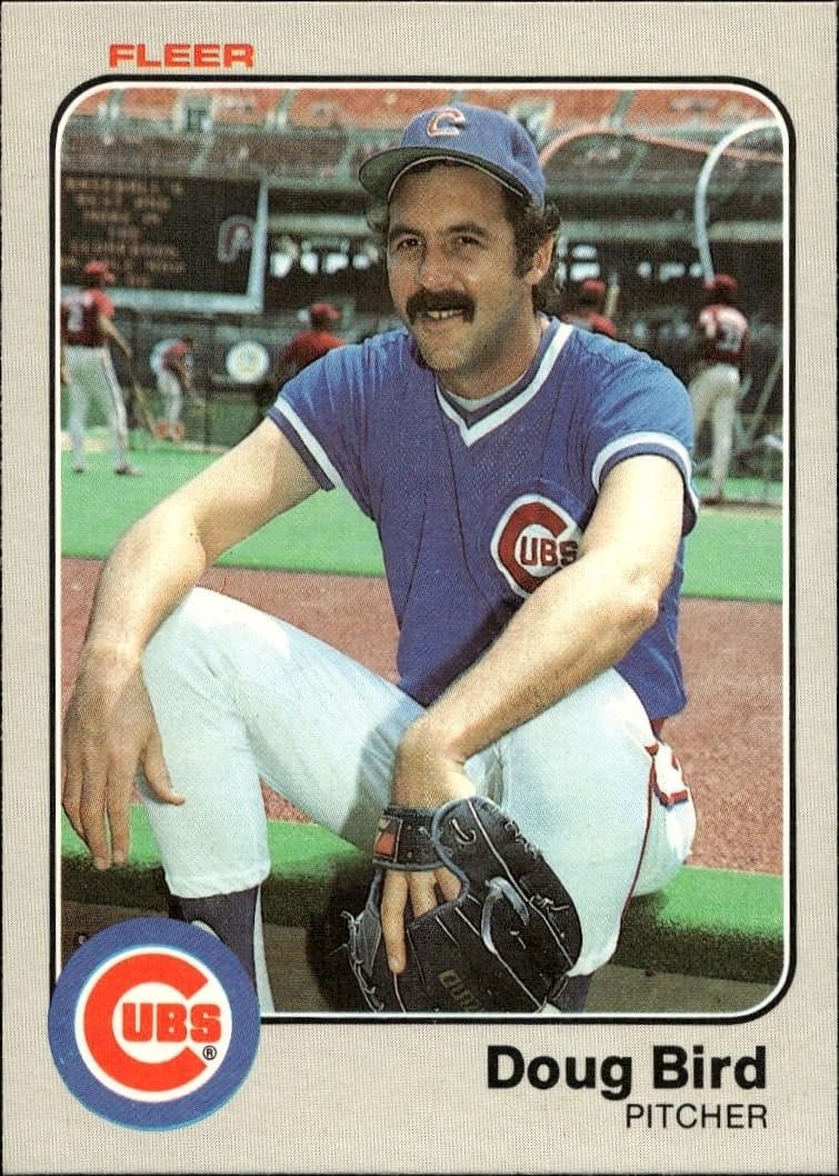 1983 fleer Doug Bird